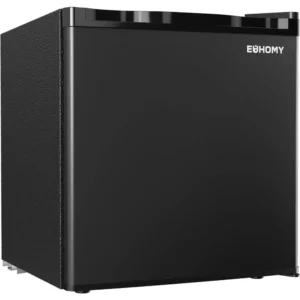 1.7 Cu.Ft Mini Fridge with Freezer, adjustable temp