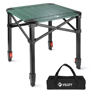 Folding Camping Square Table with Carry Bag, Lightweight