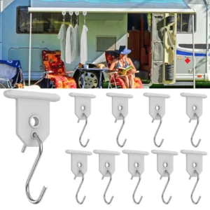 10Pcs Sturdy Awning Hooks for RV awning