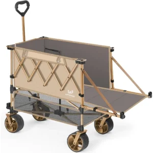 Double Decker Wagon Heavy Duty Foldable Large Beach Wagon  AllTerrain