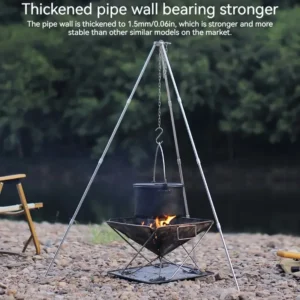 Outdoor Large Bonfire Tripod Portable